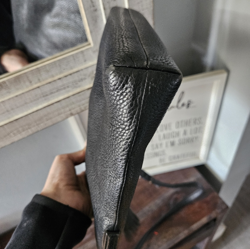 kate spade Black Pebbled Leather Crossbody with Tassel - Picture 5 of 5